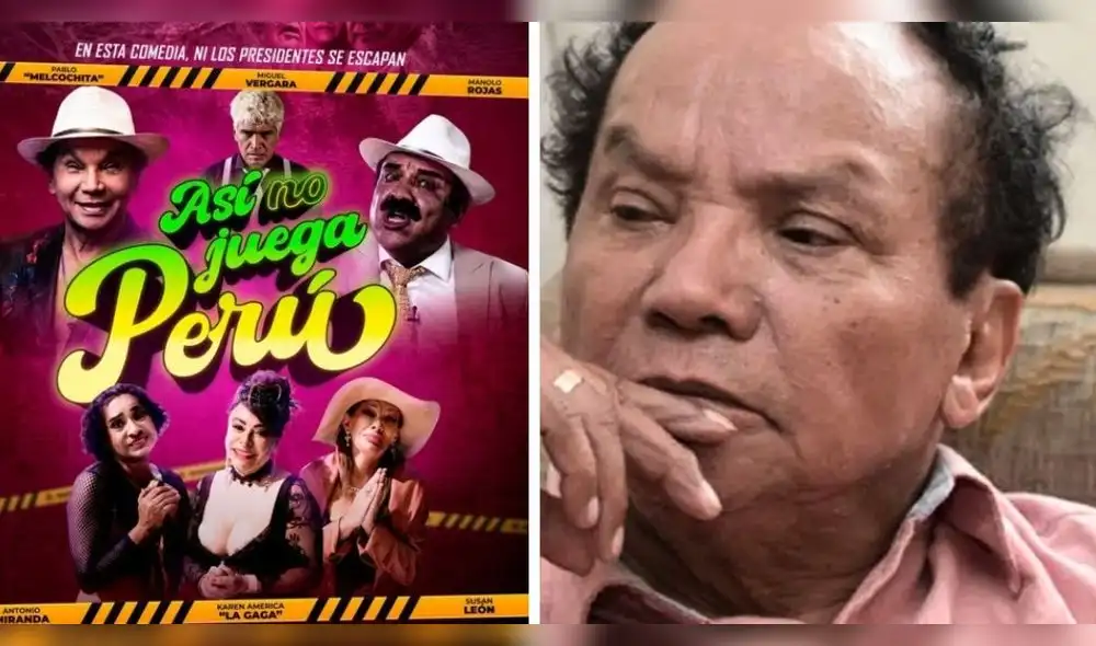 Melcochita indignado luego que sacaran su película de cartelera en su primera semana de estreno.