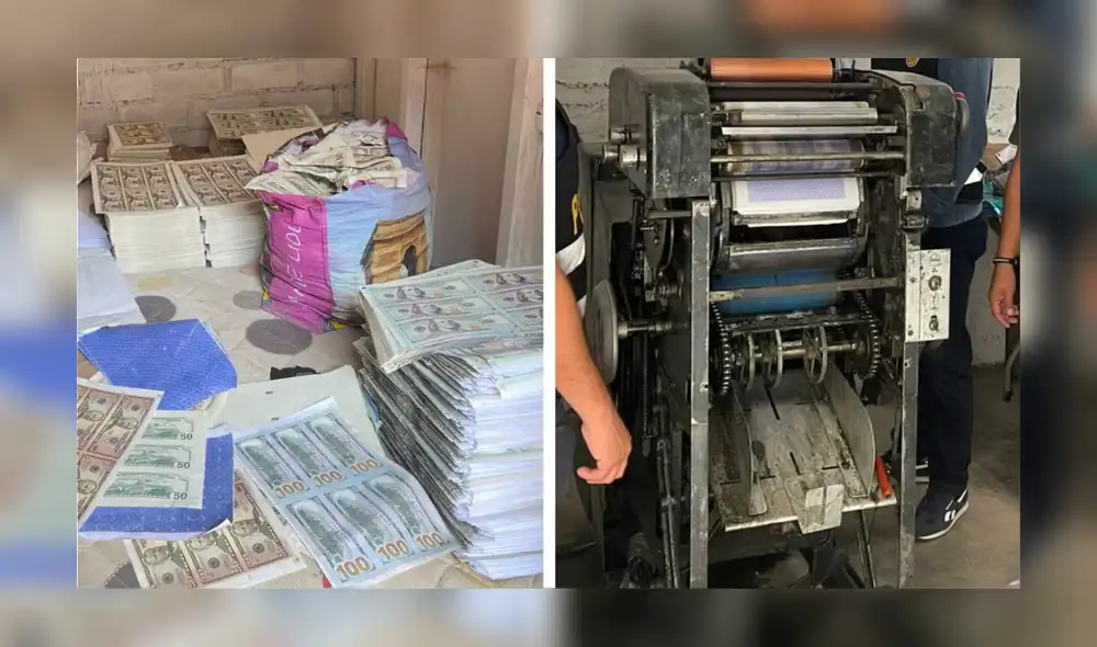 Cae banda que falsificaba dólares con US$ 3,6 millones falsos en San Juan de Miraflores: operaban en América Latina e incluso Alemania