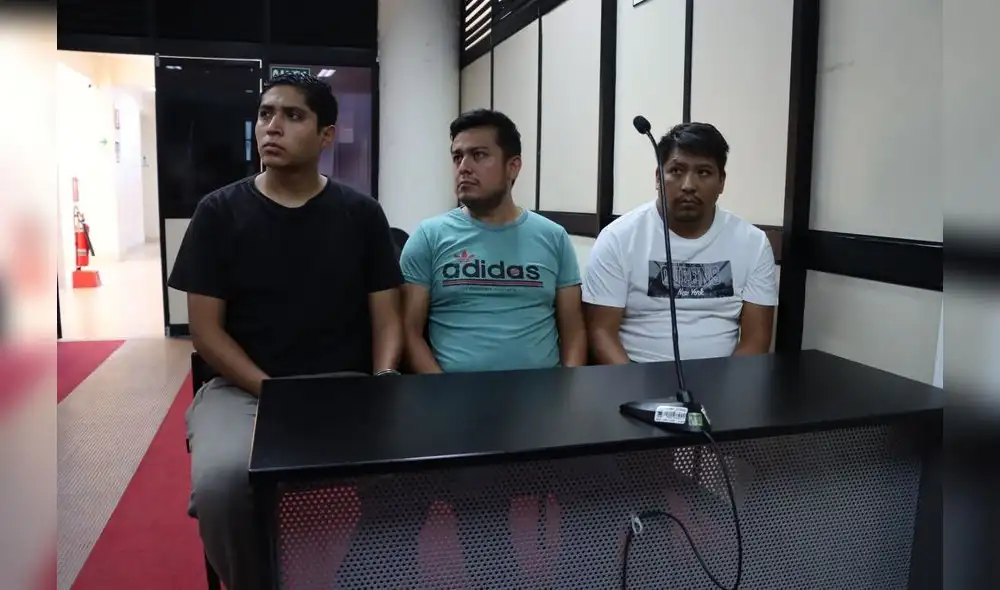 Alférez y dos suboficiales PNP, pasaràn 18 meses con prisión preventiva. Foto: Ministerio Público