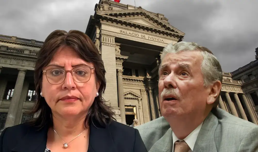 Delia Espinoza también pide que se le imponga a Fernando Rospigliosi 2 años y 4 meses de pena privativa de la libertad. Foto: Composición/LR