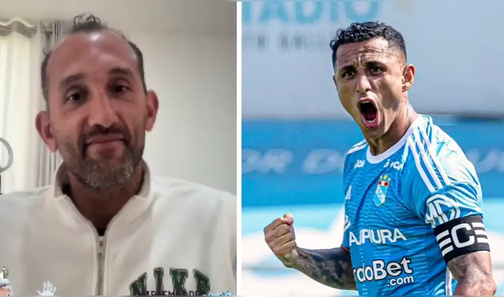 Hernán Barcos indicó que le gustaría tener a Yoshimar Yotún como compañero en FC Cajamarca. Foto: Hablemos de Max/Composición LR