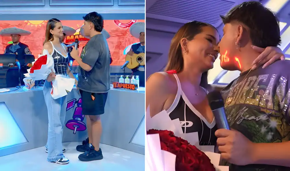 Oficialmente son novios. Exmiss Perú aceptó romántica propuesta.