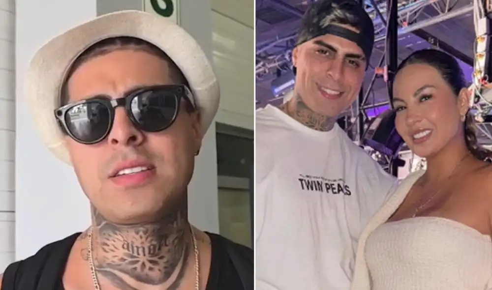 Paul Michael indicó que solo sigue "buenas energías" con López. Foto: Composición LR/América TV Paul Michael indicó que solo sigue "buenas energías" con López. Foto: Composición LR/América TV