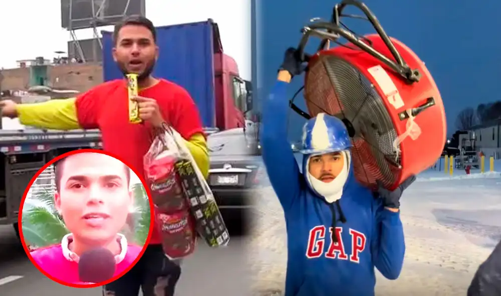 El popular 'Chamo Noticias' daba el informe de tránsito desde su lugar de trabajo: la Panamericana Norte.