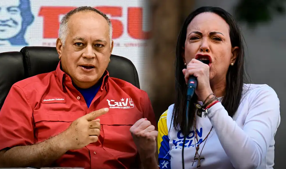 Diosdado Cabello lanzó advertencia a Venevisión por emitir las declaraciones de María Corina Machado.