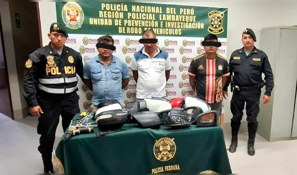 Las piezas halladas en el poder de los detenidos superaría los 12.000 soles. Foto: PNP