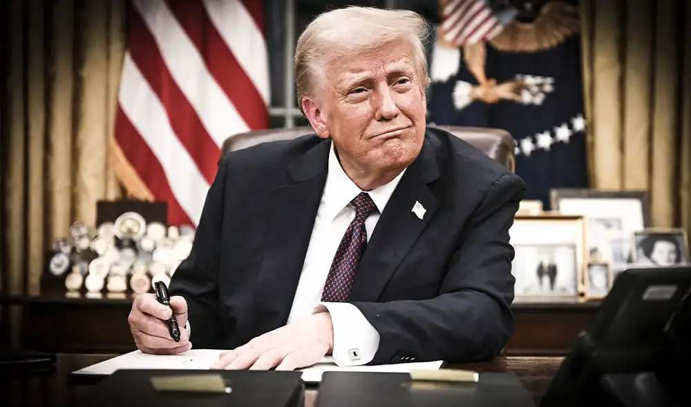 Donald Trump ha iniciado la retirada de Estados Unidos de la OMS, cuestionando su gestión durante la pandemia del Covid-19 y argumentando que las contribuciones americanas son desproporcionadas. Foto: AFP