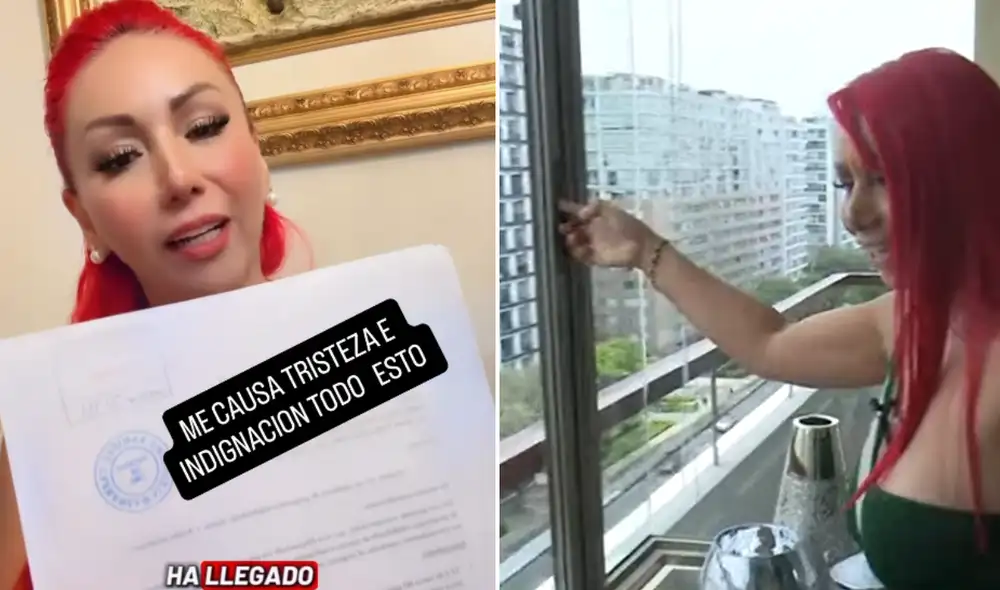 Deysi Araujo aseguró que paga puntualmente los servicios de mantenimiento tras carta notarial de sus vecinos. Foto: composición LR/Instagram