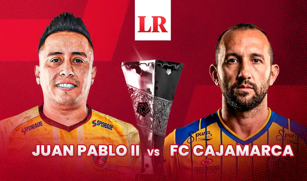 Juan Pablo II y FC Cajamarca se enfrentan por la fecha 1 de la Liga 1 2026. Foto: composición de Jazmin Ceras/GLR