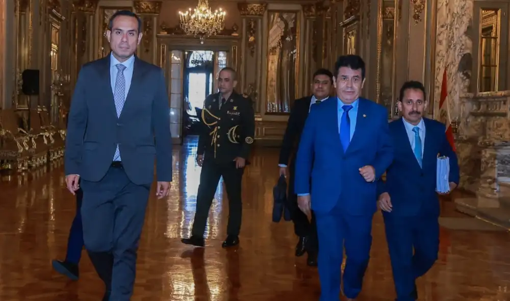 Fiscal de la Nación interino tomó declaración del presidente José Jerí