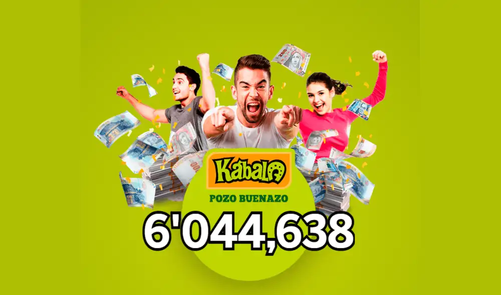 Nuevo sorteo de La Kábala con Pozo Buenazo de S/ 6.044.638 | Foto: Intralot