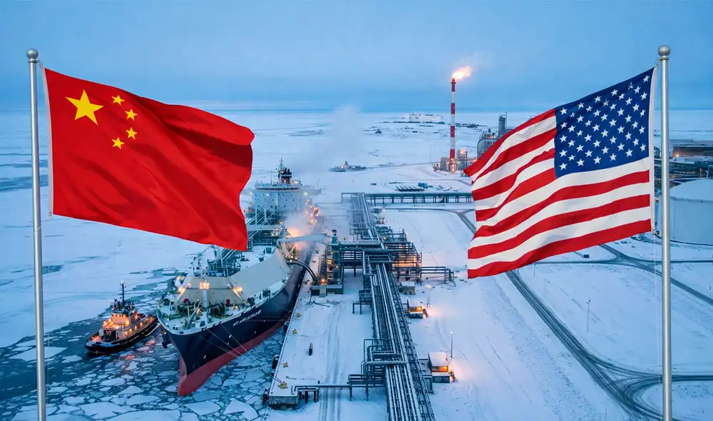 China recibió el primer envío de petróleo desde el Ártico por parte de Rusia.