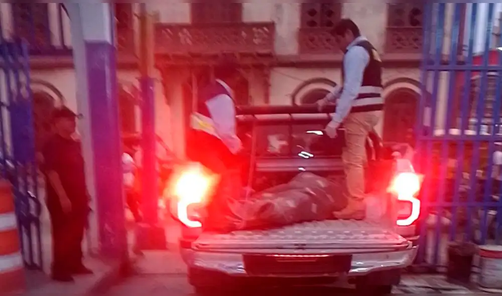 La victima fue identificada como Alejandro Chero Chunga y fue trasladada hasta la morgue de la zona