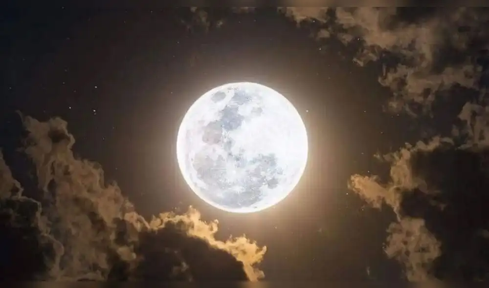 La Luna llena de febrero también es conocida como Luna de nieve. Foto: IStock