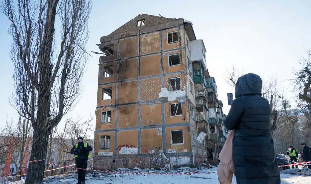 El gobierno ucraniano acusó a Moscú de usar deliberadamente el frío como arma de guerra. Foto: AFP