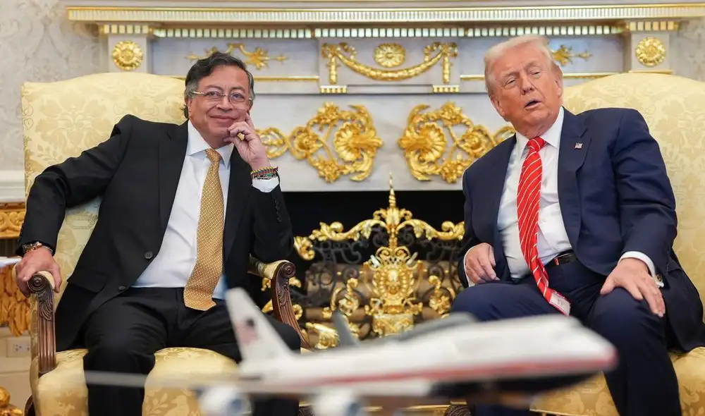Petro y Trump se reunen en la Casa Blanca. Foto: Presidencia de Colombia Petro y Trump se reunen en la Casa Blanca. Foto: Presidencia de Colombia