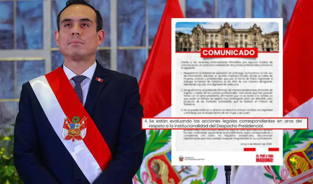Comunicado original fue eliminado de las cuentas oficiales de la Presidencia del Perú | Composición: LR.