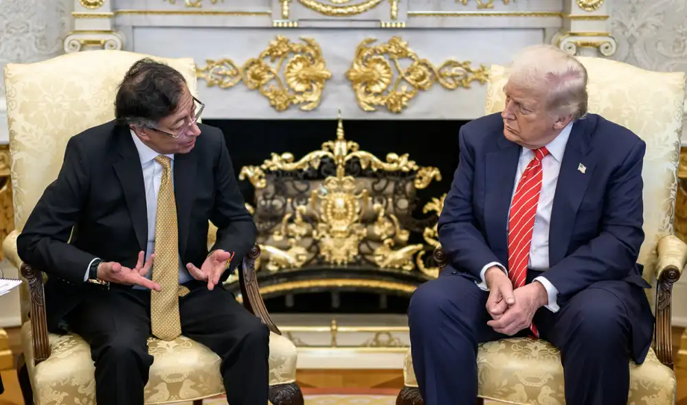 Donald Trump calificó el encuentro con Gustavo Petro como "muy Positivo".