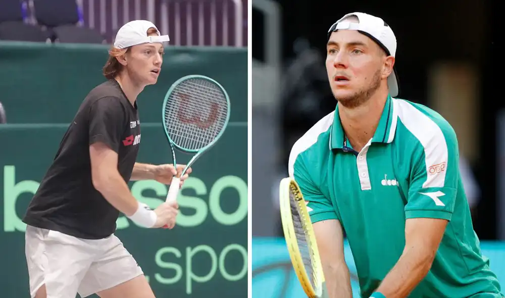 Ignacio Buse y Jan-Lennard Struff son los mejor rankeados de Perú y Alemania, respectivamente. Foto: composición Federación Peruana de Tenis/As