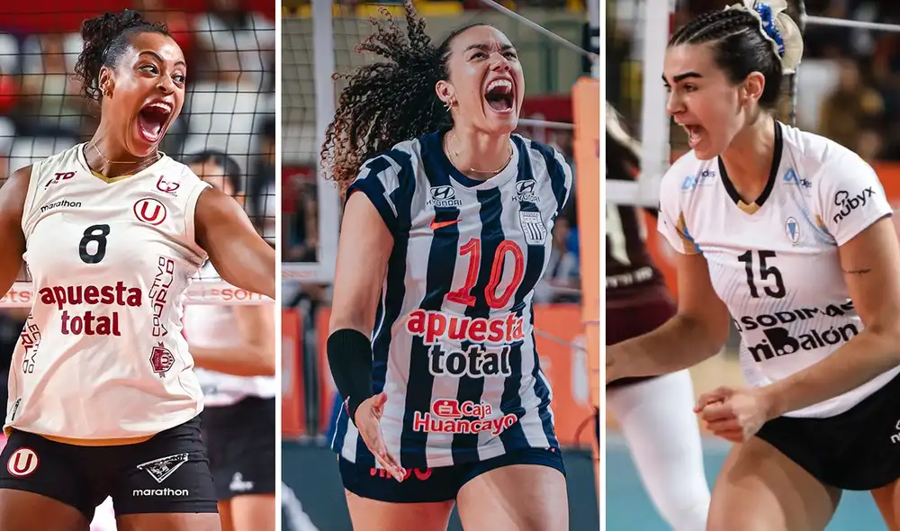 La quinta jornada de la Liga Peruana de Vóley se jugará entre el 7 y 8 de febrero. Foto: composición LR/Liga Peruana de Vóley/Alianza Lima/Universitario