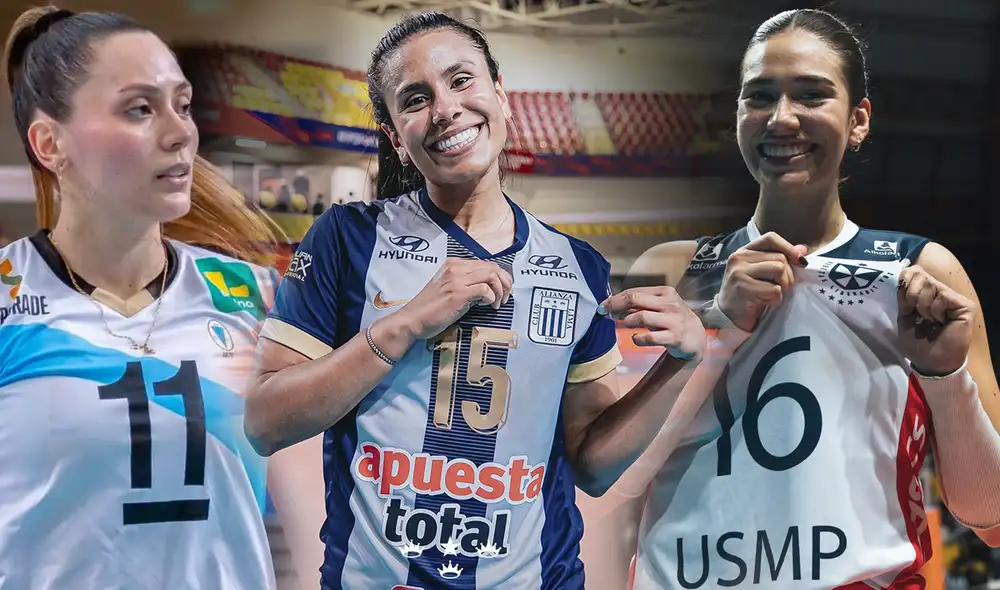 El Sudamericano de Clubes de Vóley se volverá a jugar en Perú después de 13 años. Foto: composición LR/Movistar/Alianza Lima/San Martín