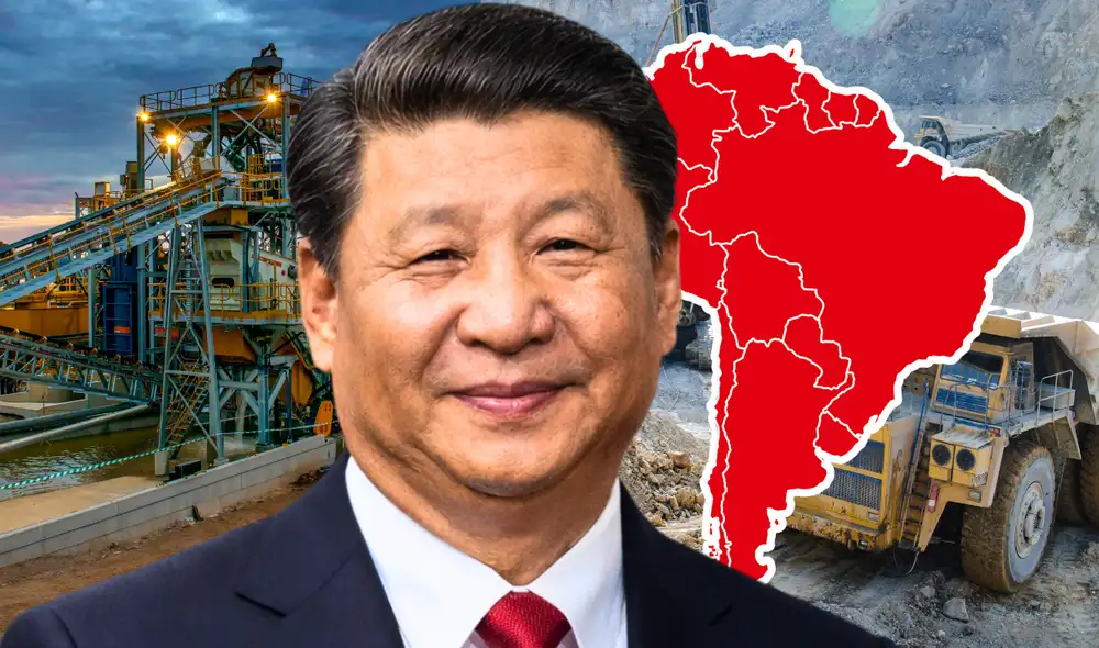 China amplía su influencia en el sector minero del país de América Latina. Foto: Composición LR