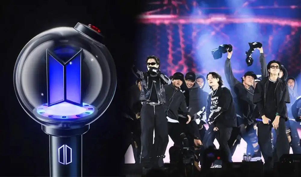 El grupo musical coreano presentó su nueva Army Bomb para sus próximos conciertos. Foto: Composición LR