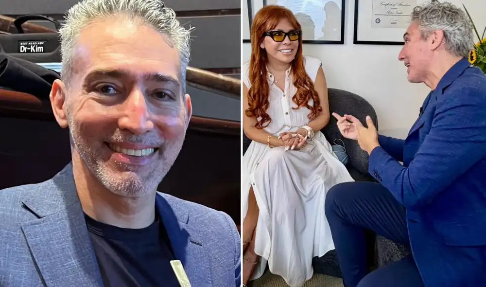 Magaly Medina entrevistó a cirujano que le operó el rostro. Foto: composición LR/Instagram