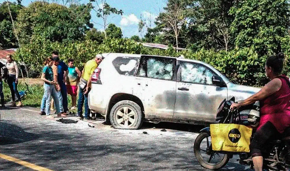 Atentado contra el senador Jairo Castellanos en Colombia. Foto: X/@TatanMojicaR