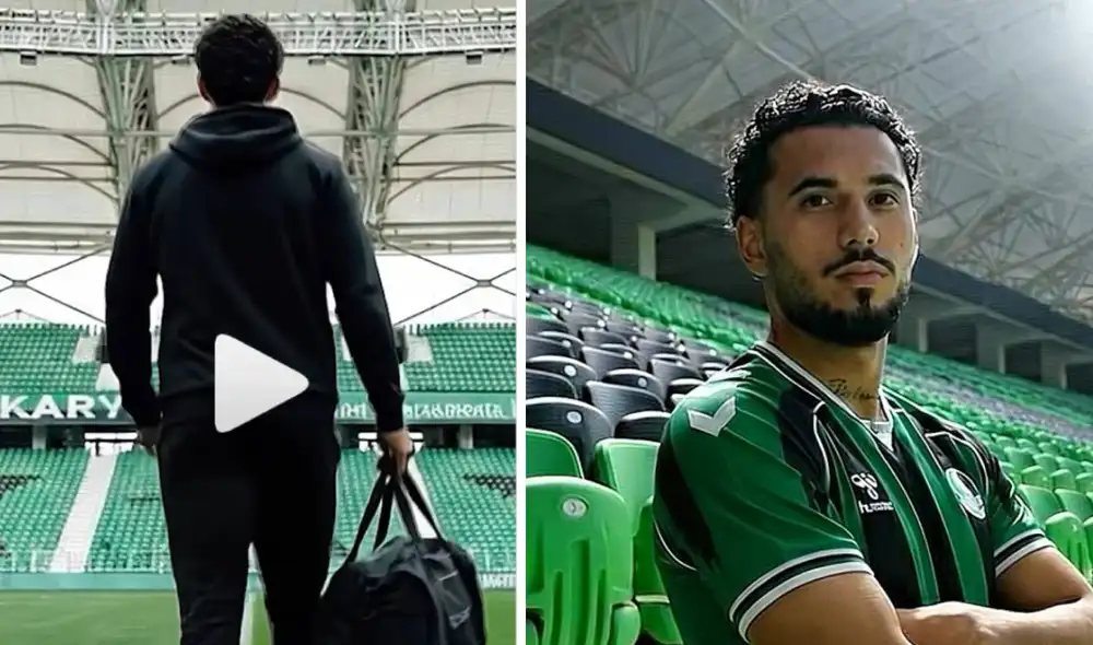 Sergio Peña luce nueva camiseta en club turco. Foto: Lr/Sakaryaspor