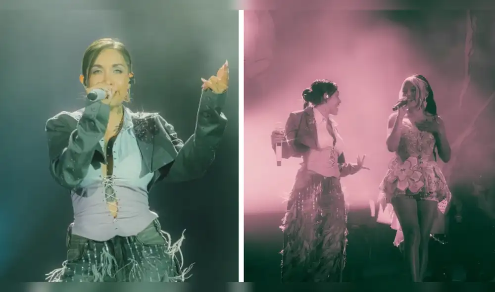 María Becerra y Corazón Serrano cantaron por primera vez.