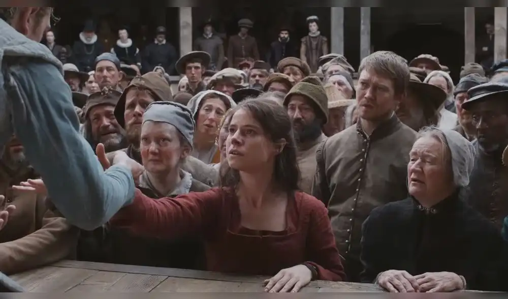 Jessie Buckley como Agnes en una escena de 'Hamnet'.