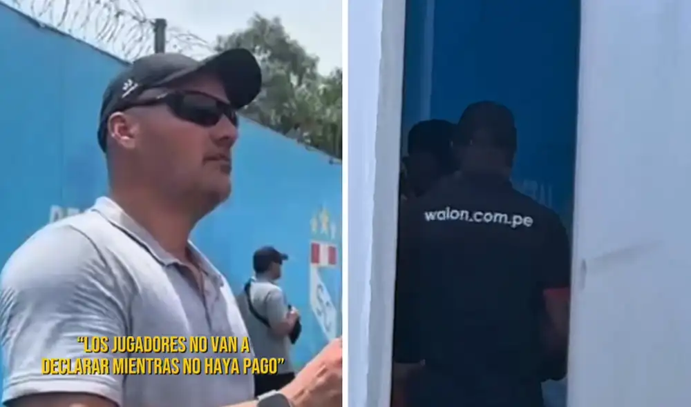 Juan Reynoso y los jugadores de Melgar no declararon tras triunfo contra Sporting Cristal. Foto: composición LR/captura de Gianina González