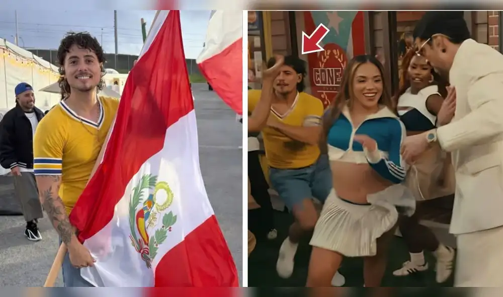 Patricio Quiñones bailó en el Super Bowl 2026.