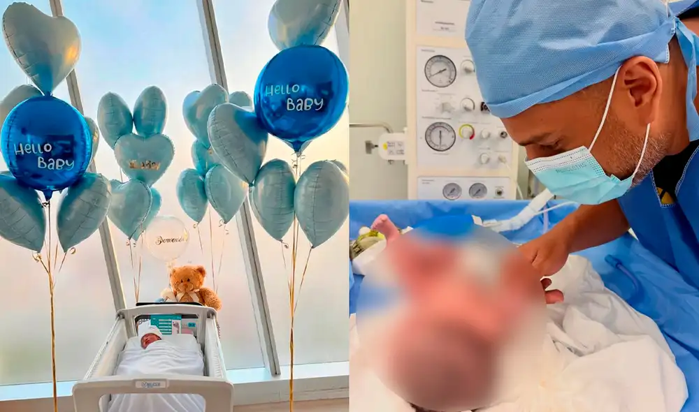 Ricardo Mendoza y Katya Mosquera se convirtieron en padres. Foto: Composición LR/Captura/Instagram