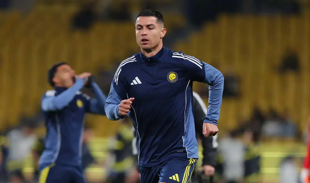 Cristiano Ronaldo aún no ha jugado ningún partido de febrero con su club. Foto: Al Nassr