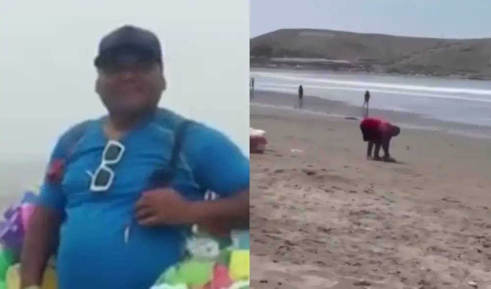 Un vendedor ambulante entró a una playa de Barranca para salvar a unos niños que se estaban ahogando.