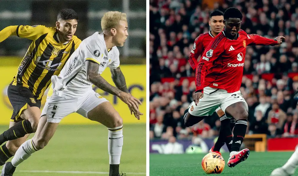 Partidos de hoy, martes 10 de febrero. Foto: composición/Conmebol/Manchester United