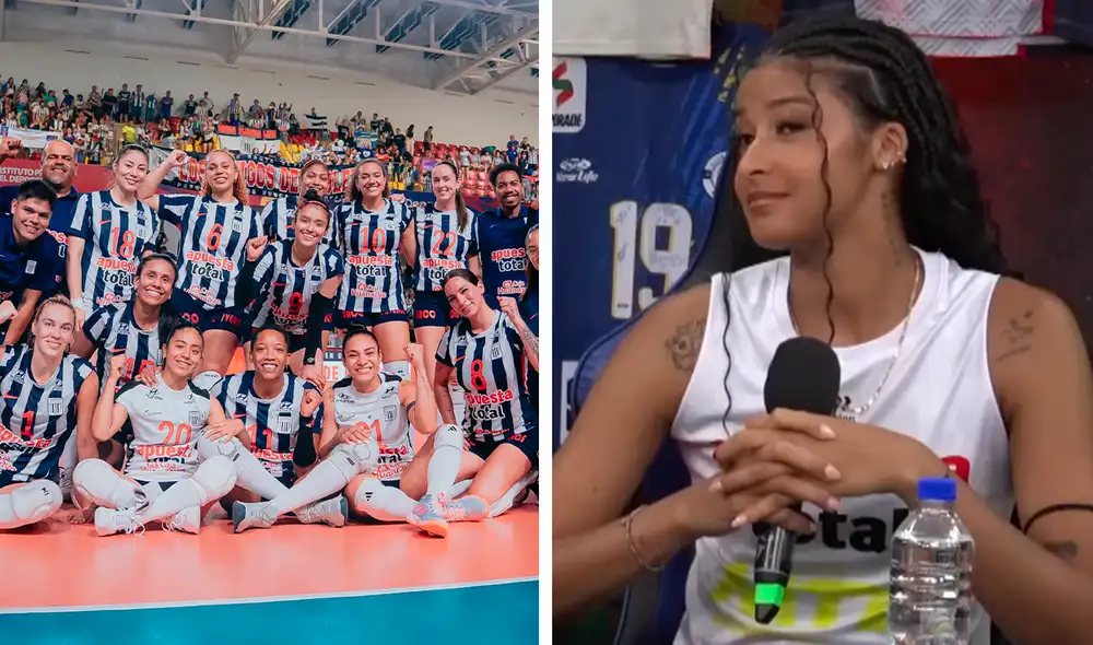 Florangel Terrero elogió la hinchada de Alianza Lima en la Liga Peruana de Vóley. Foto: composición LR/Latina