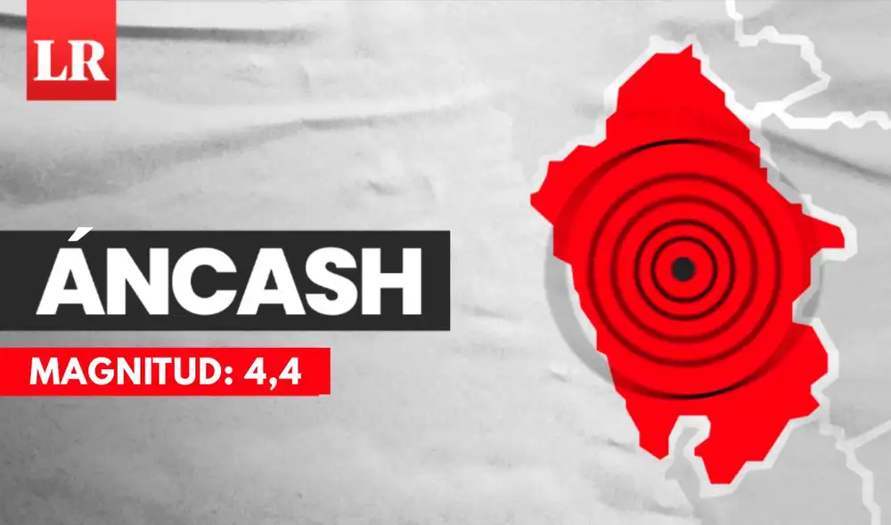 Sismo sentido en Áncash de magnitud 4,4