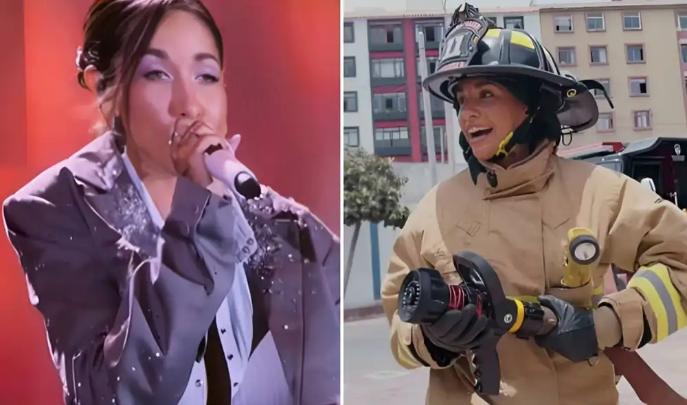 María Becerra cantó con Corazón Serrano el 7 de febrero.