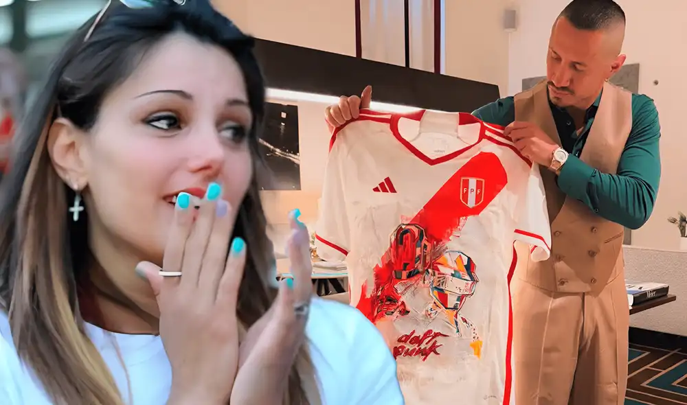 Usuarios especulan sobre una supuesta crisis entre Gianluca Lapadula y su esposa. Foto: Composición LR/Captura/YouTube/Instagram