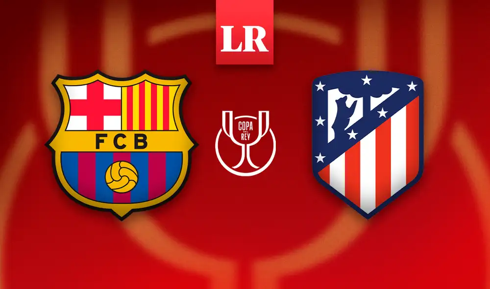 Barcelona y Atlético Madrid se enfrentan por la ida de la semifinal de la Copa del Rey 2026. Foto: composición LR/Jazmin Ceras