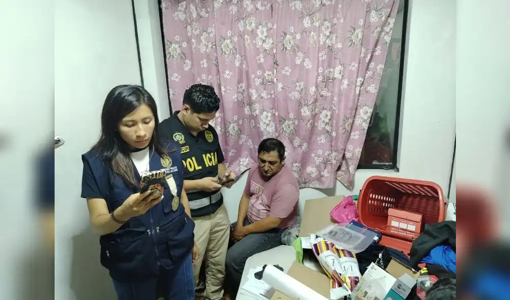 Sujeto detenido por distribuir material con pornografía infantil.