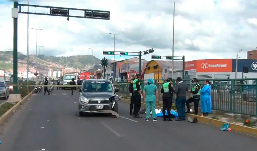 El accidente ocurrió en la Vía Expresa a plena luz del día. Foto: Luis Álvarez, La República