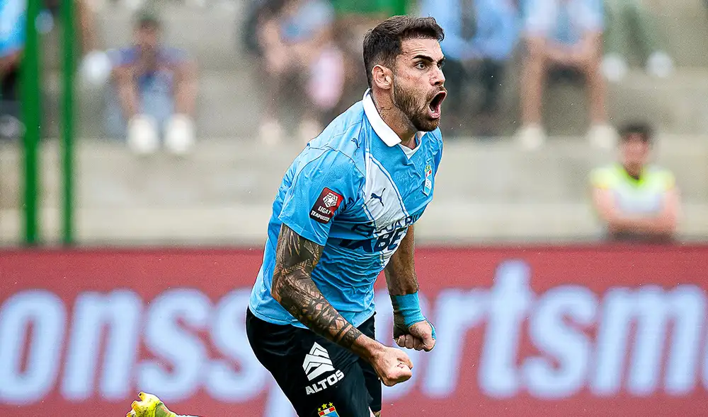 Felipe Vizeu es el goleador de Sporting Cristal en esta Liga 1 2026. Foto: ITEA Sport