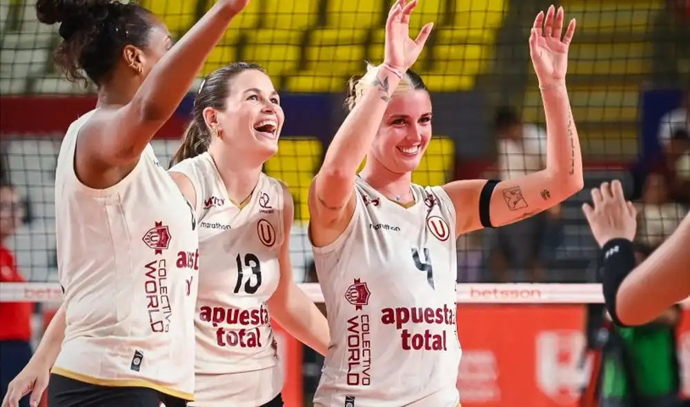 Universitario venció 3-0 a Circolo por la Liga Peruana de Vóley. Foto: LPV