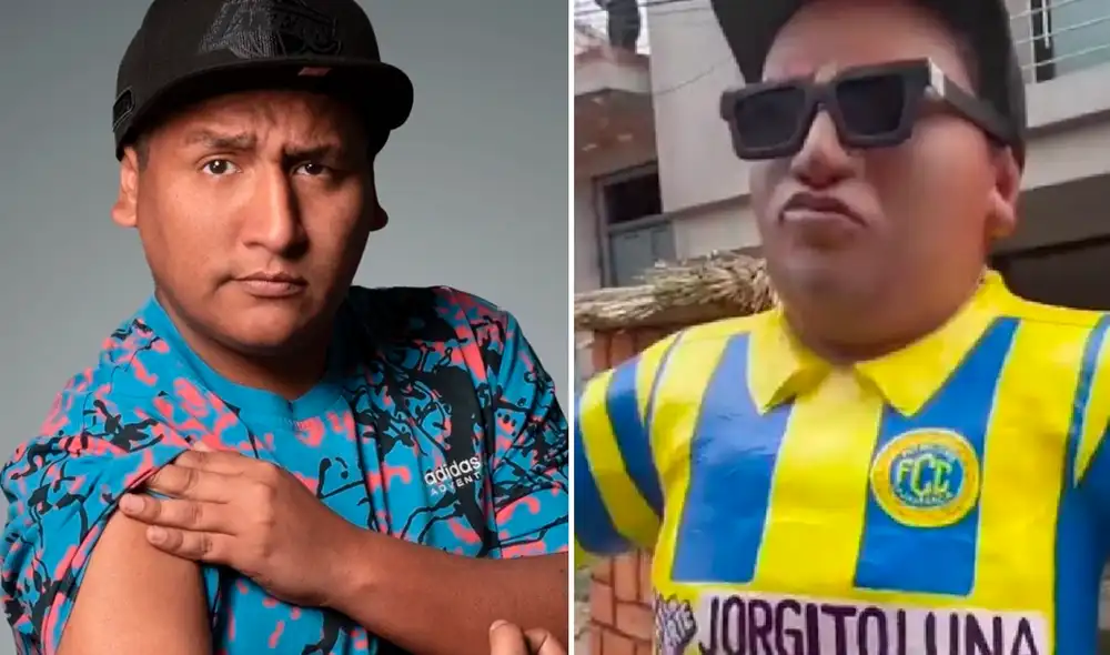 Jorge Luna hizo su 'aparición' en carnavales cajabambinos. Foto: Composición LR/Captura/Difusión/TikTok