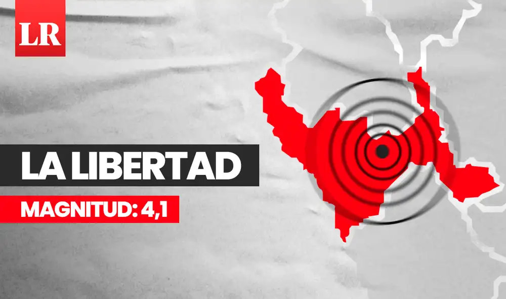 Sismo en La Libertad. Foto: Composición LR