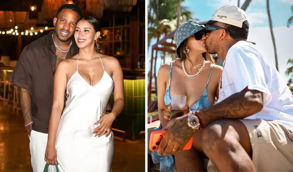 Xiomy Kanashiro y Jefferson Farfán viajaron a Cartagena por su aniversario Foto: Composición LR